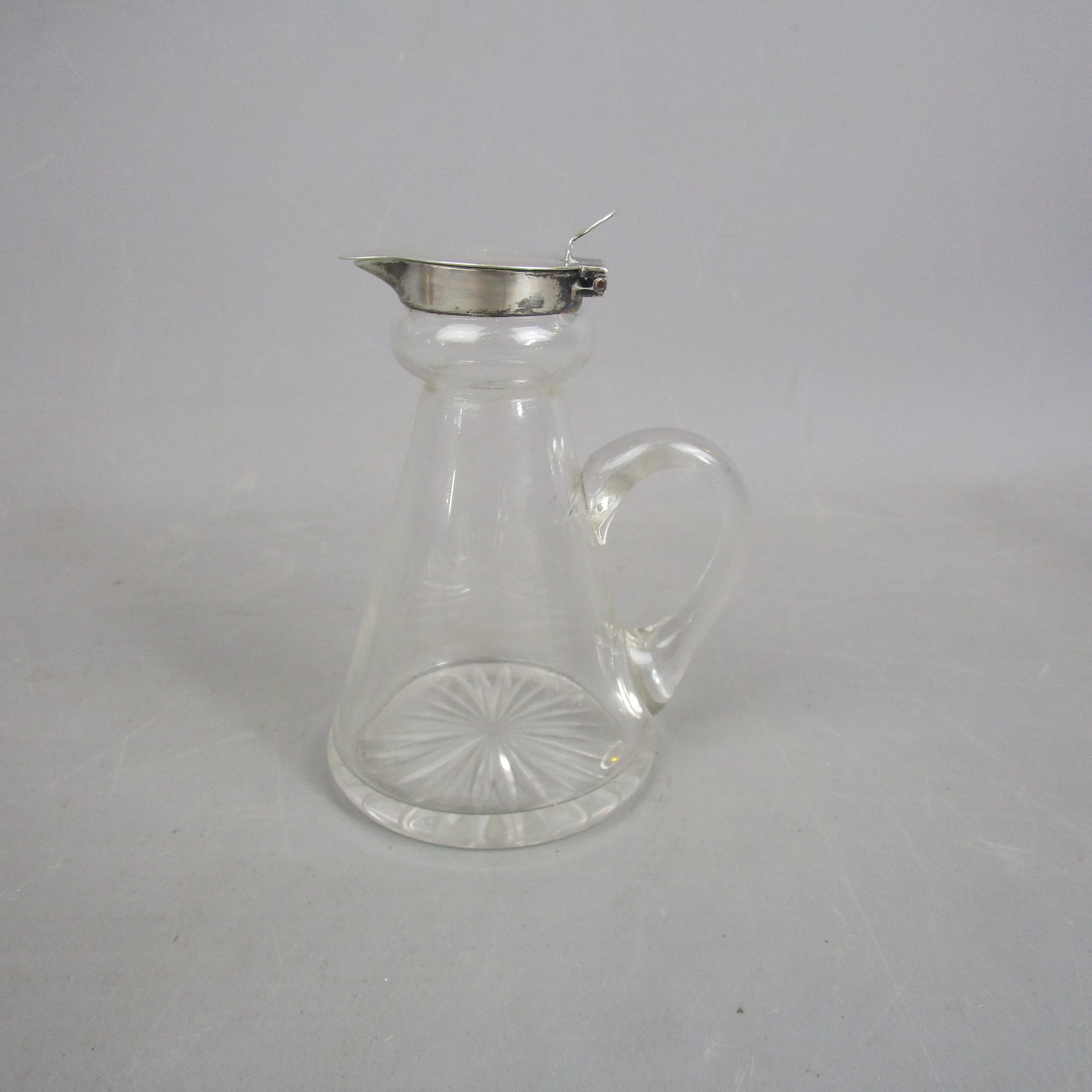 Sterling Silver Topped Miniature Toddy Jug Antique c1930