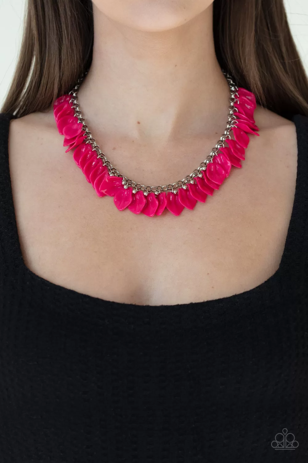 Super Bloom - Pink Paparazzi Necklace