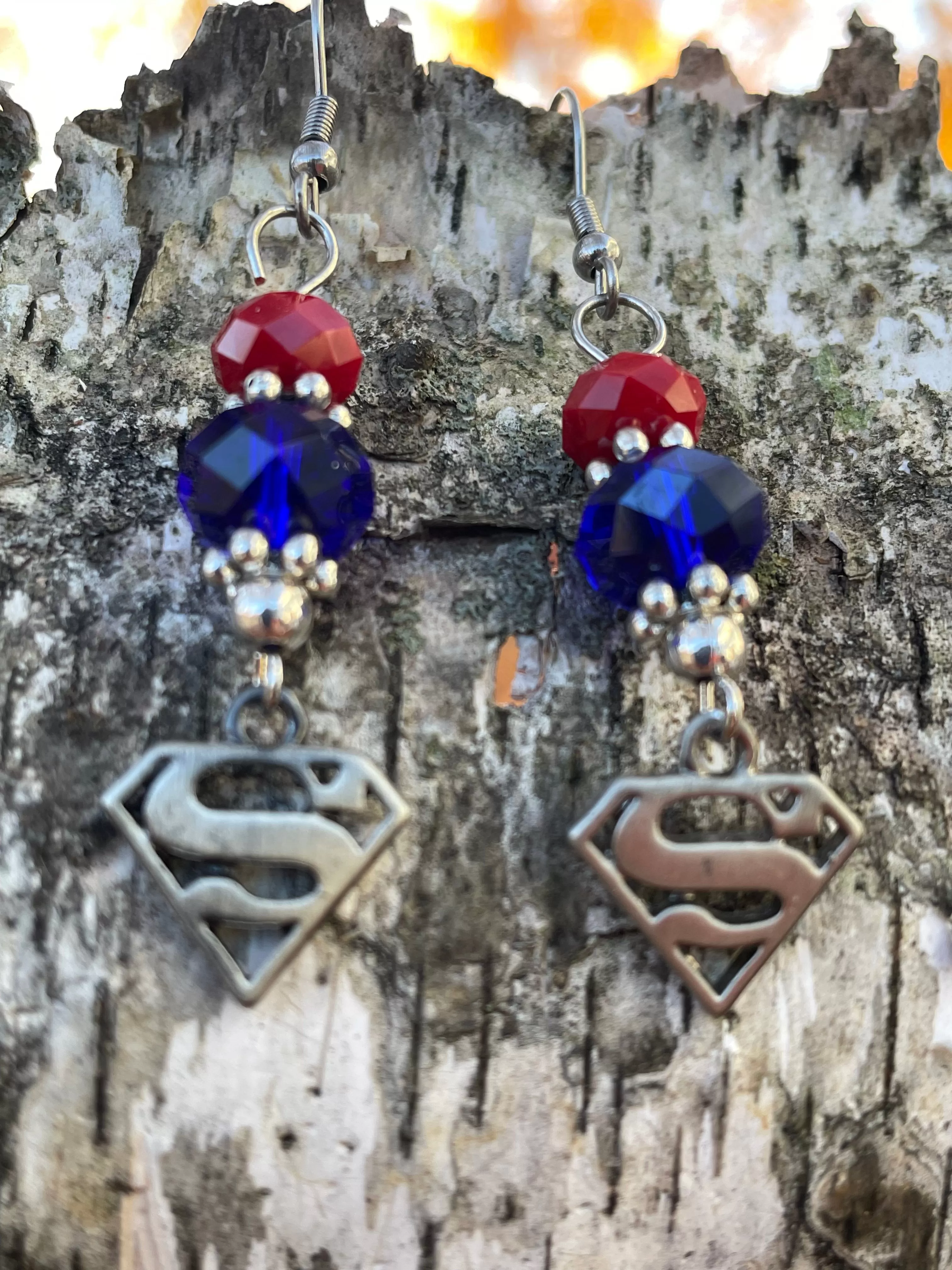 Superman Earrings