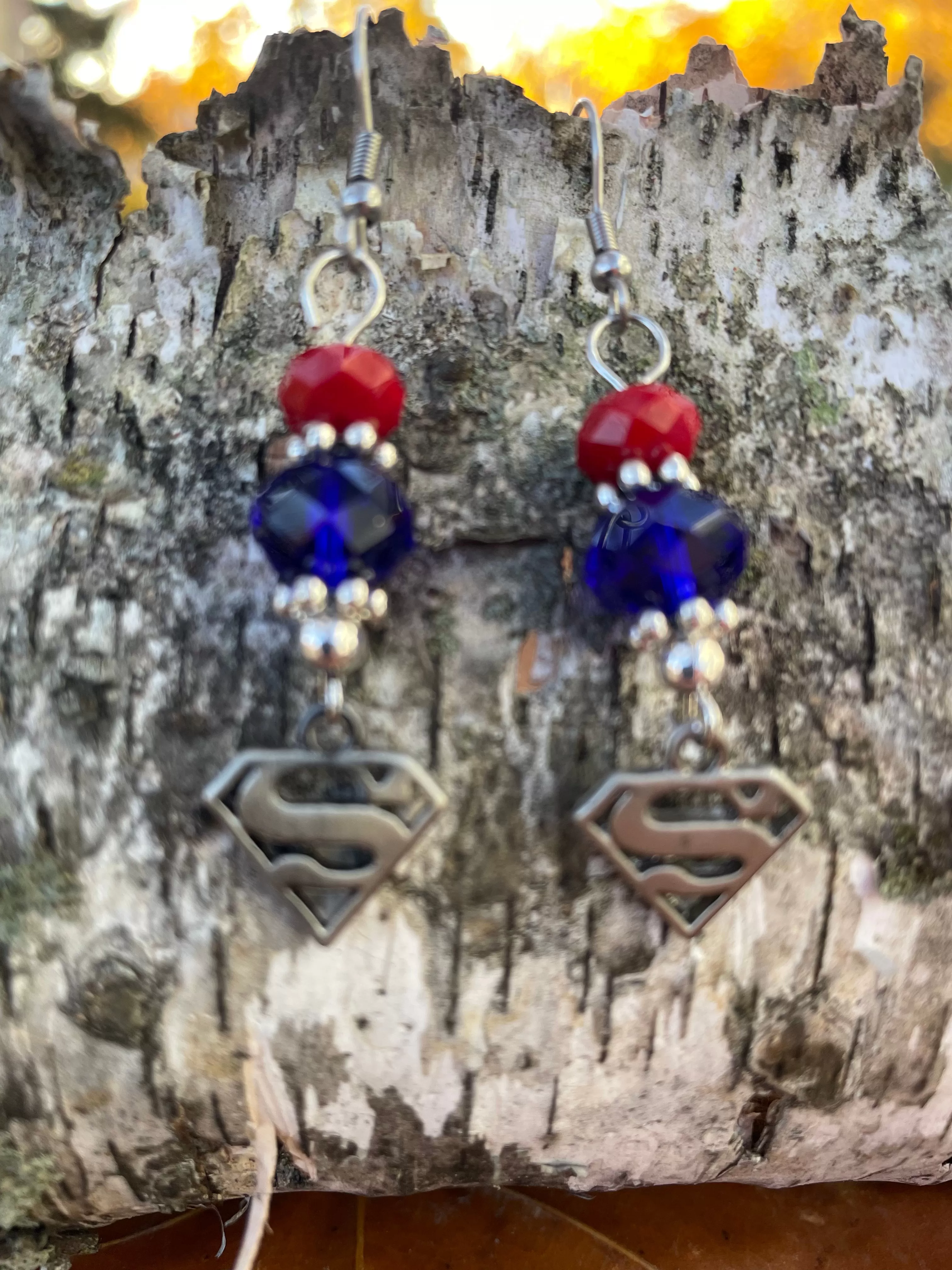 Superman Earrings