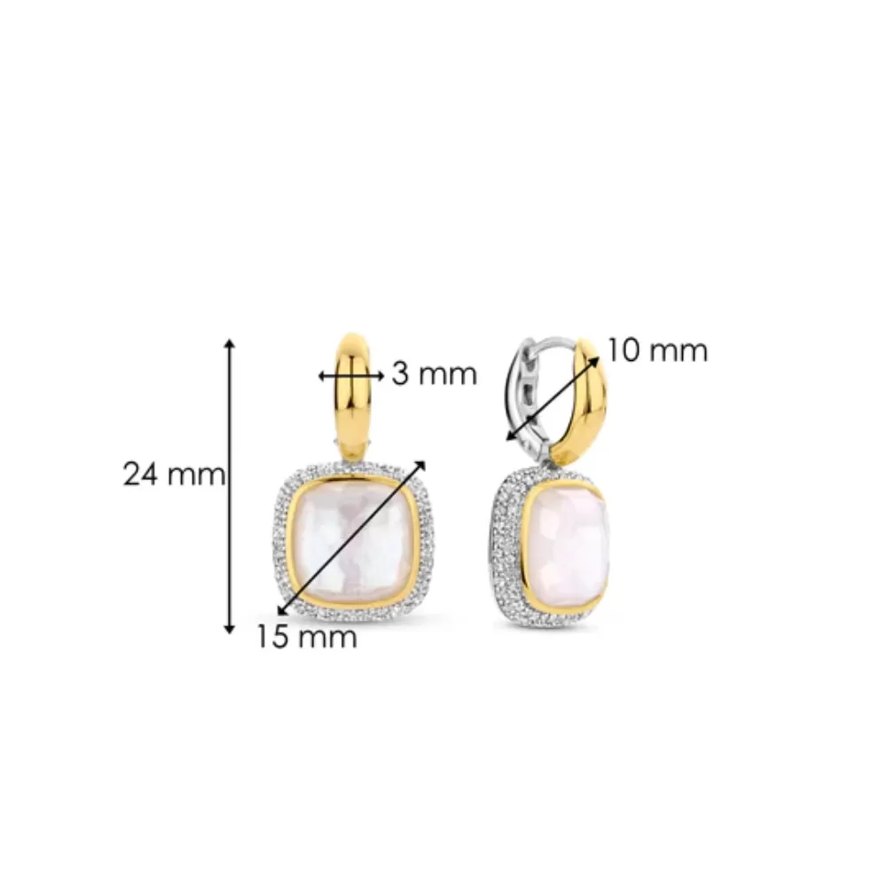 Ti Sento Mother of Pearl Drop Earrings