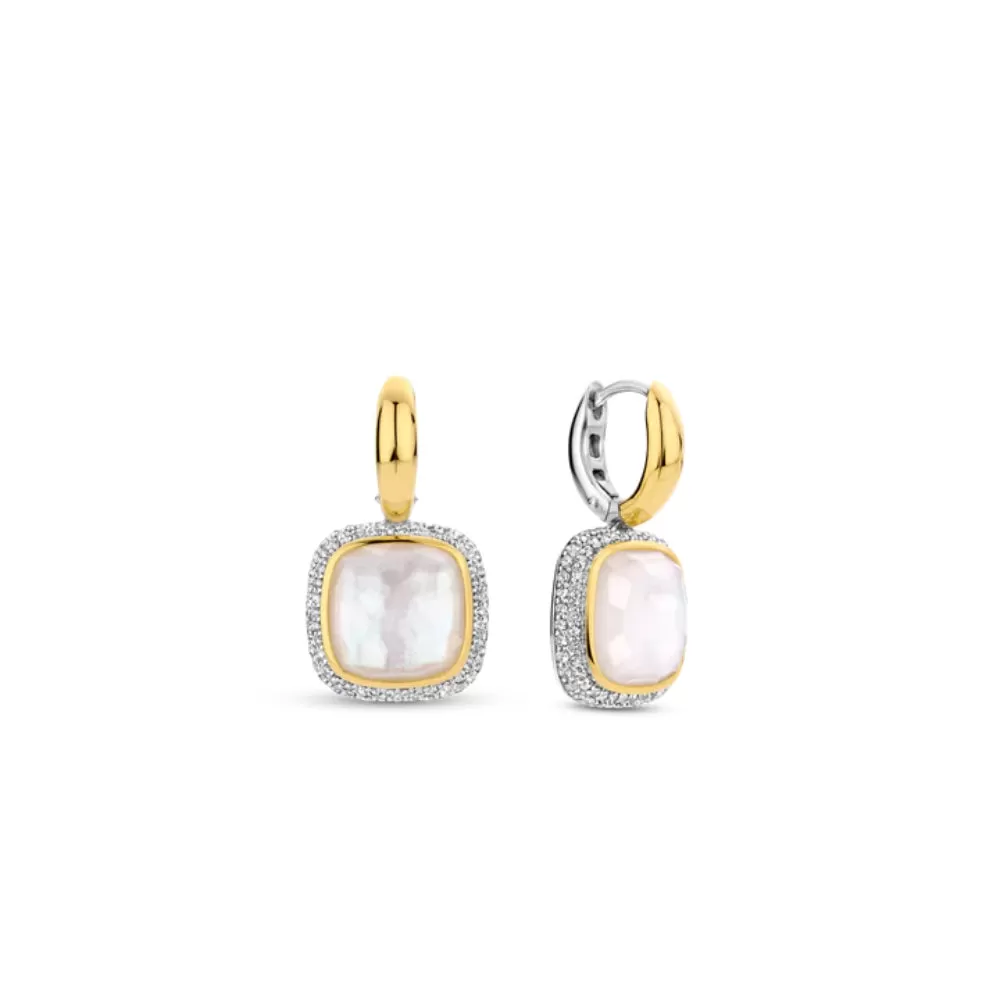 Ti Sento Mother of Pearl Drop Earrings