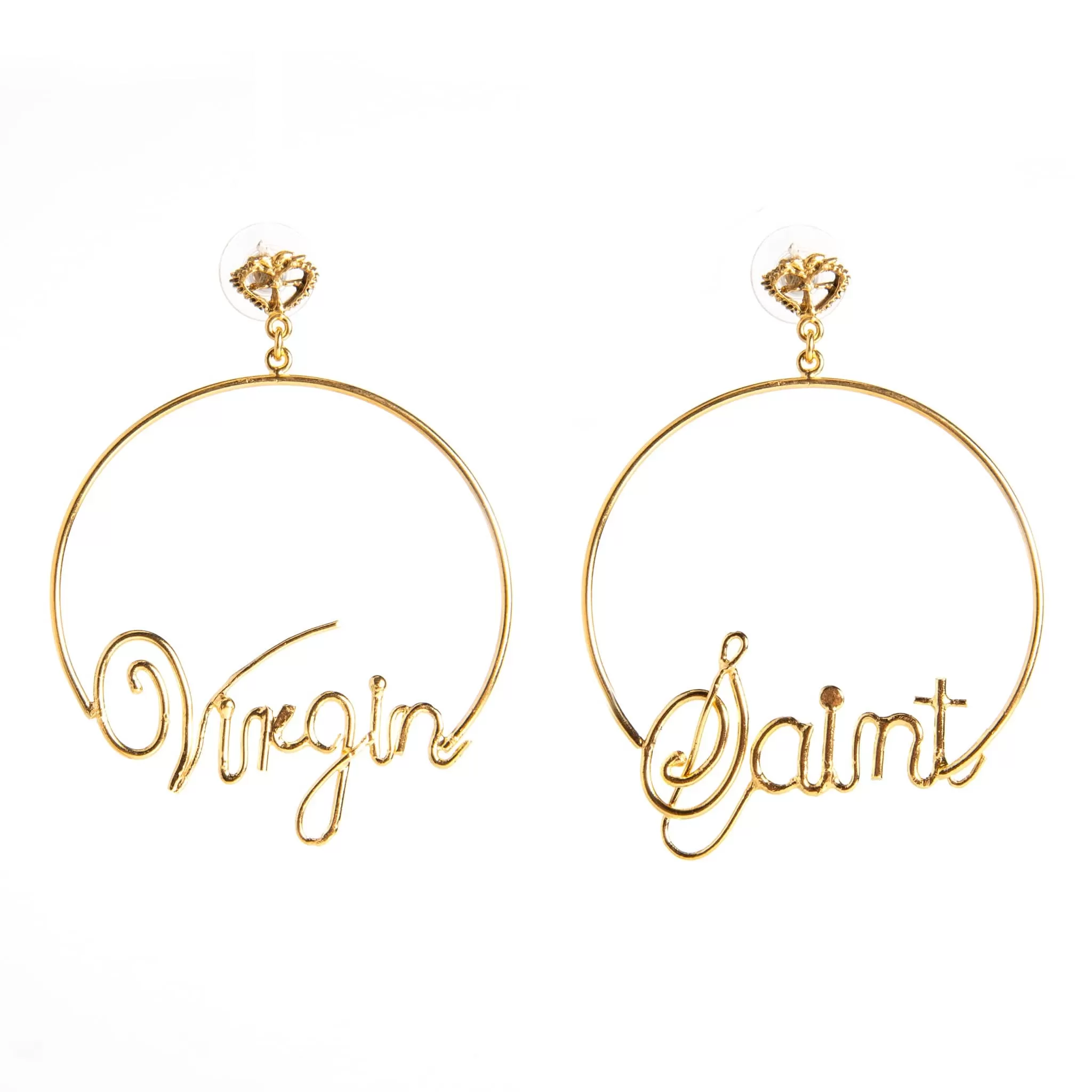 Virgin Hoop Earrings