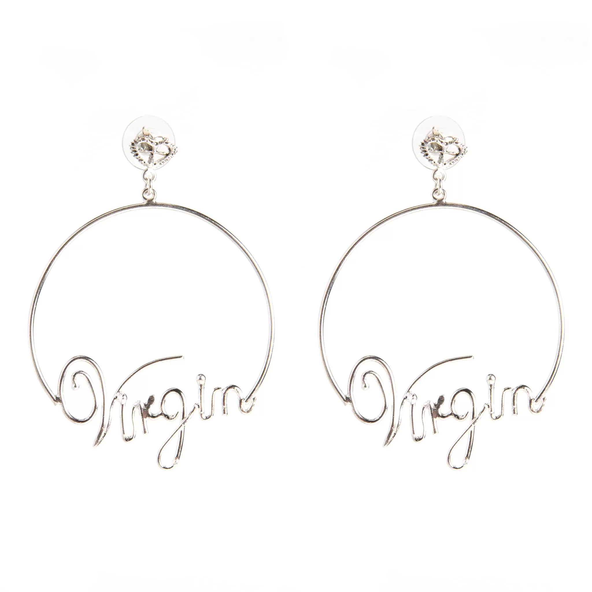 Virgin Hoop Earrings