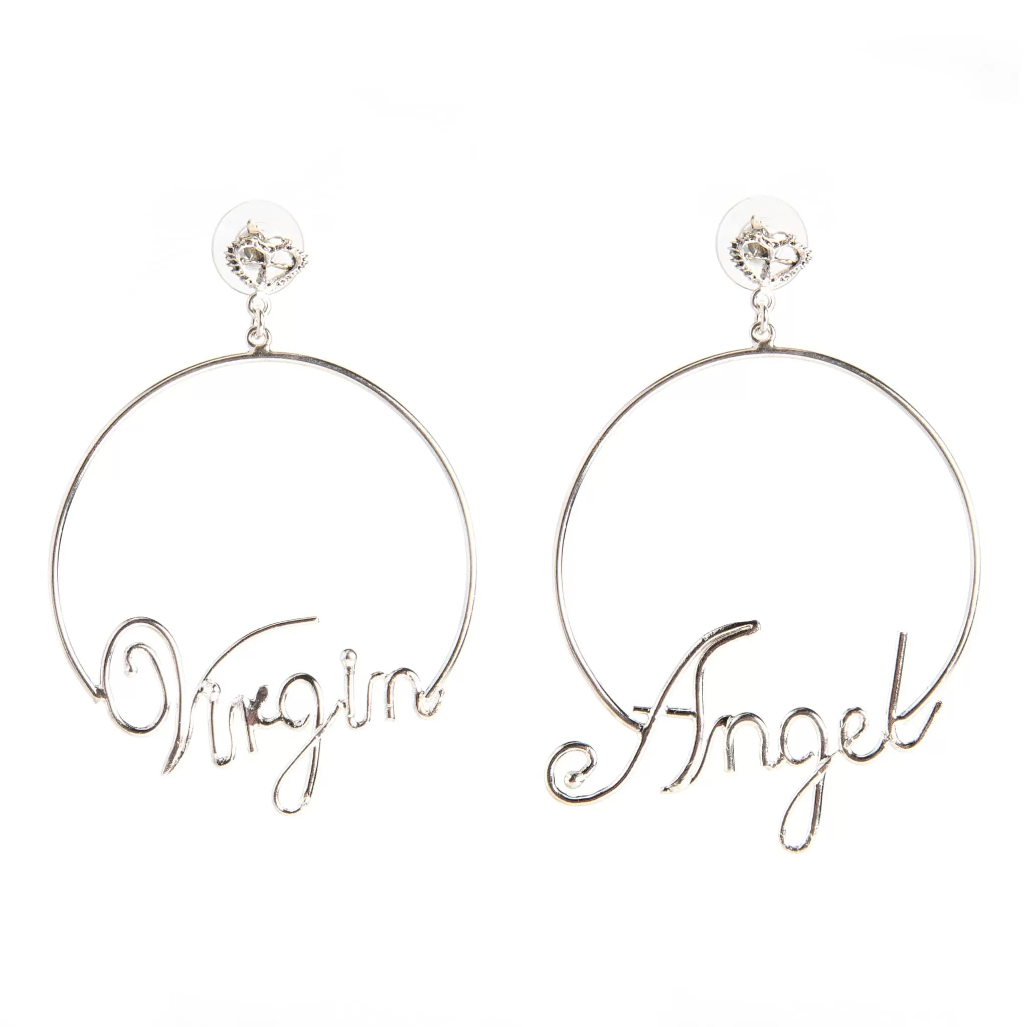 Virgin Hoop Earrings