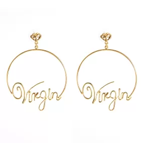 Virgin Hoop Earrings