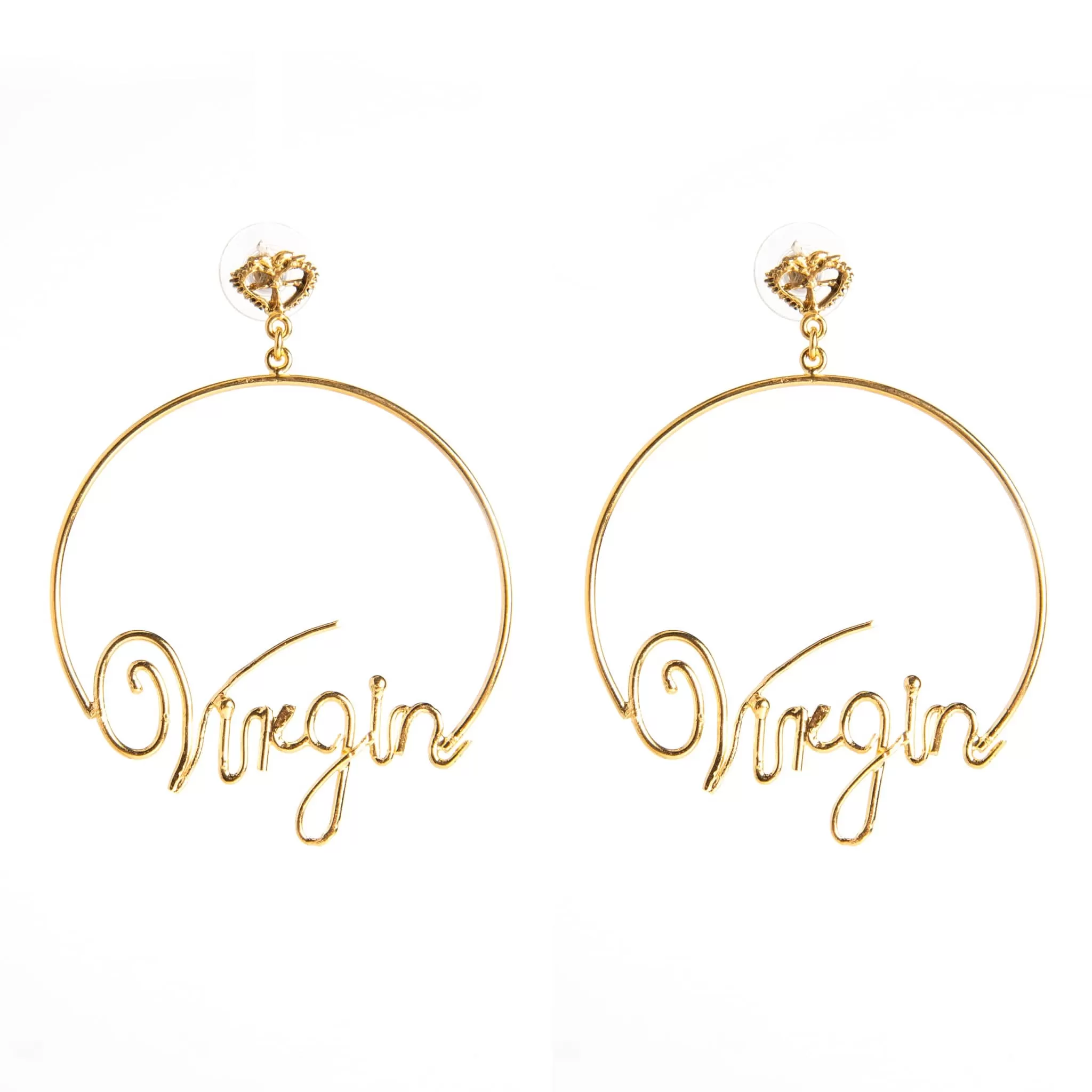 Virgin Hoop Earrings