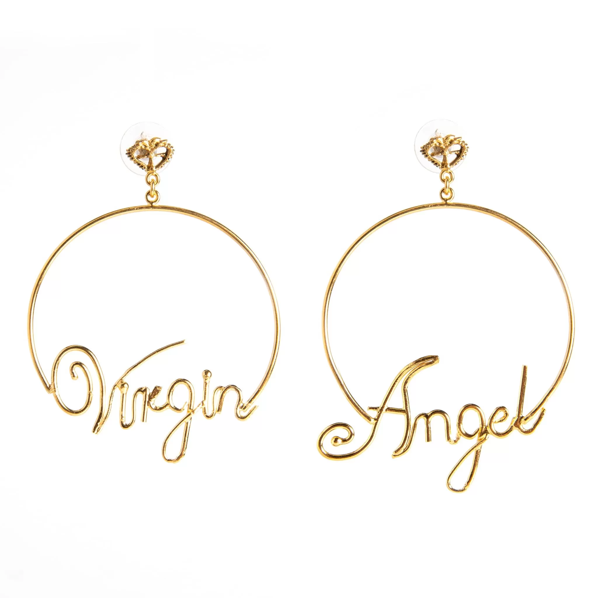 Virgin Hoop Earrings