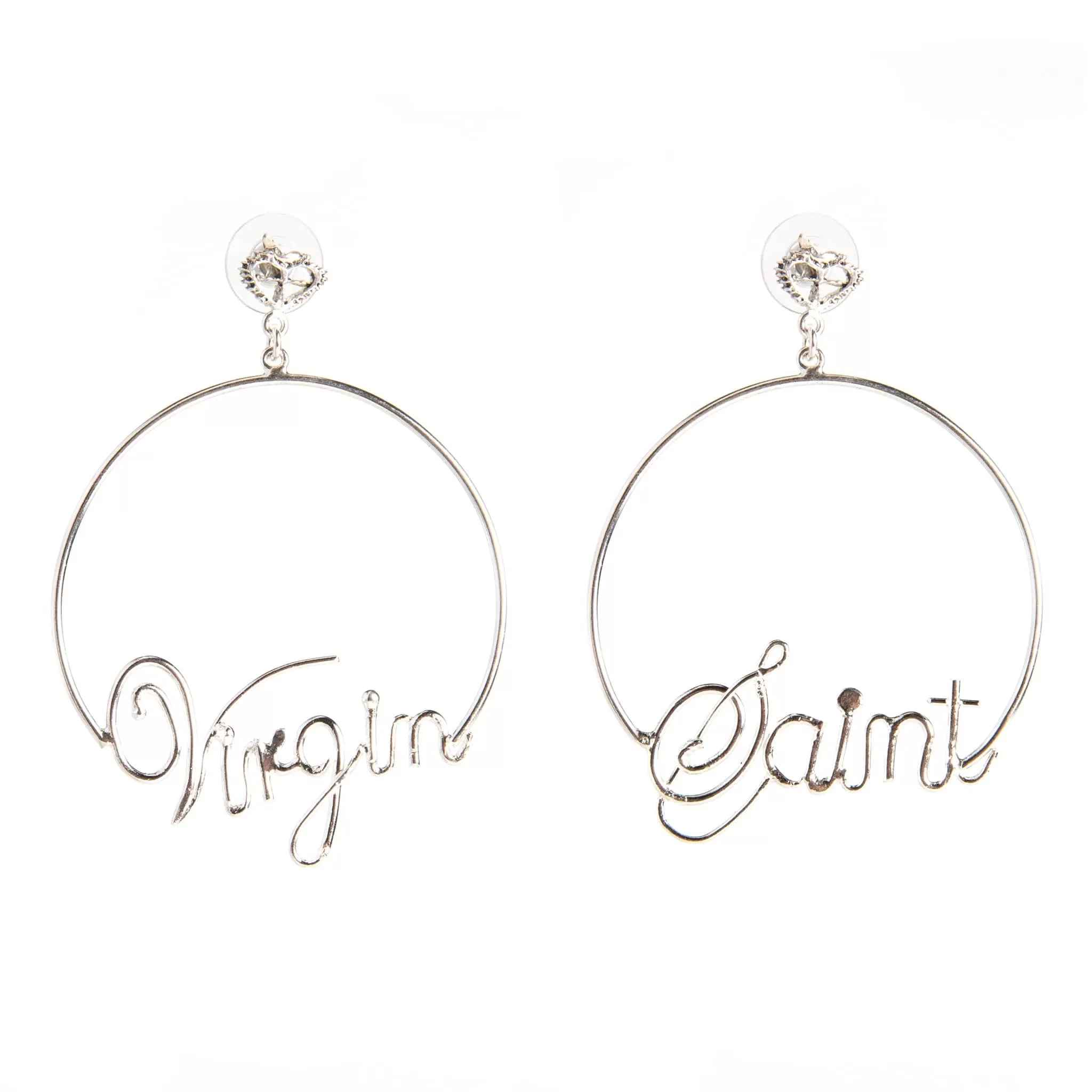 Virgin Hoop Earrings