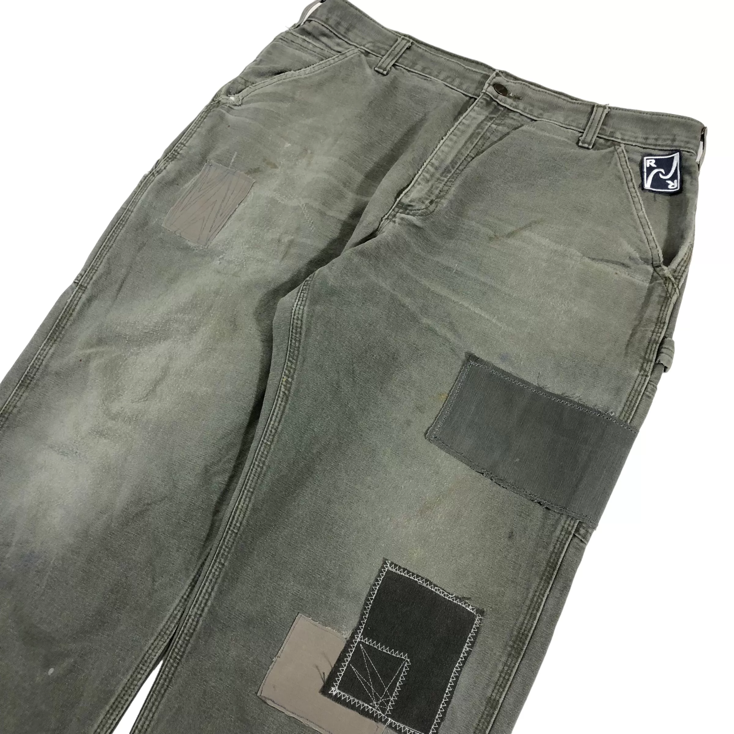 W36 Patchwork Repair Carhartt Pants