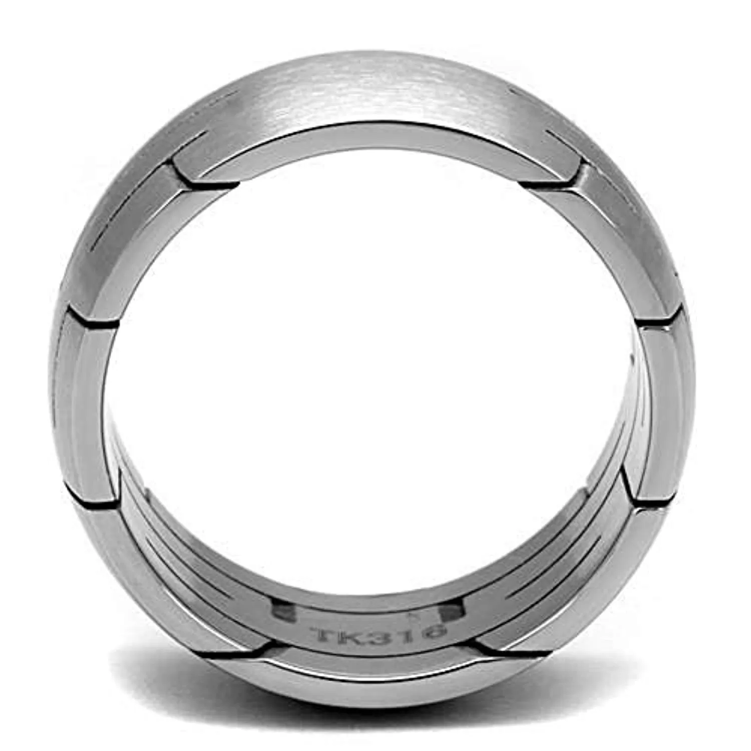 WildKlass Stainless Steel Ring High Polished Men