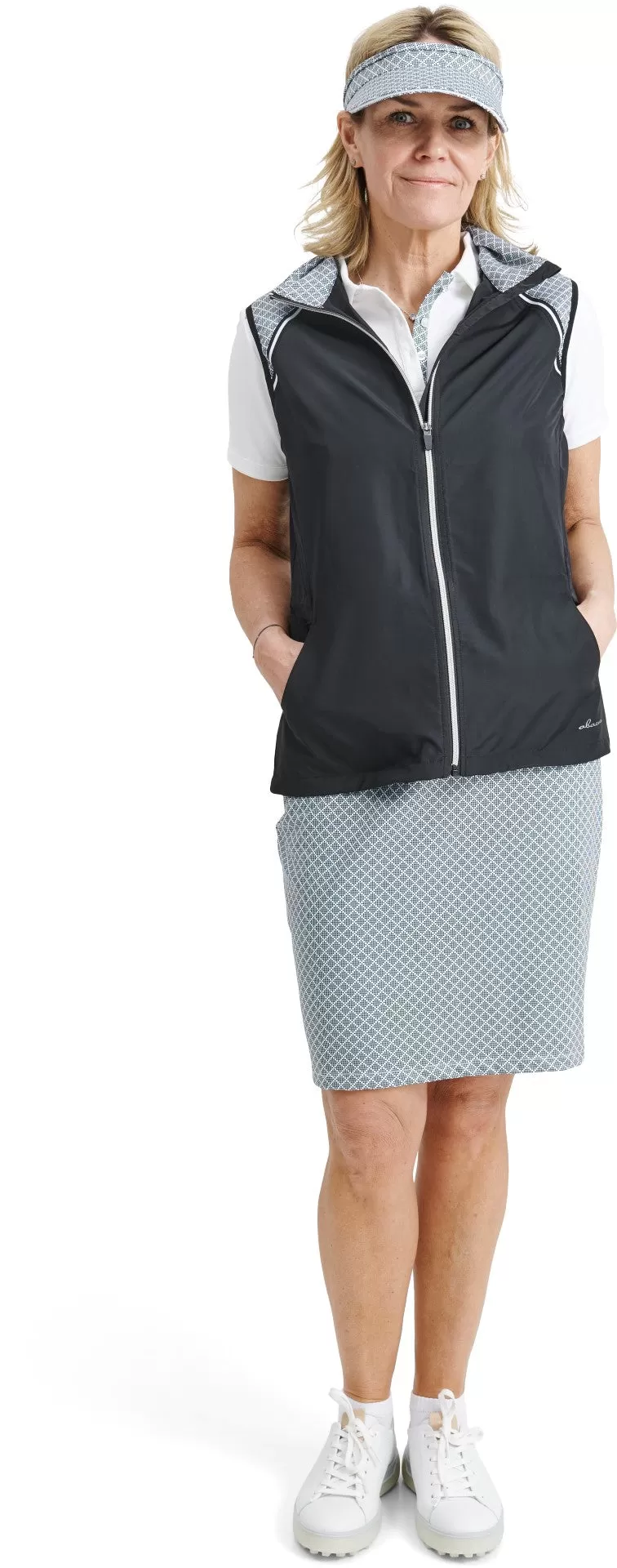 Women hills stretch wind vest (5oz)