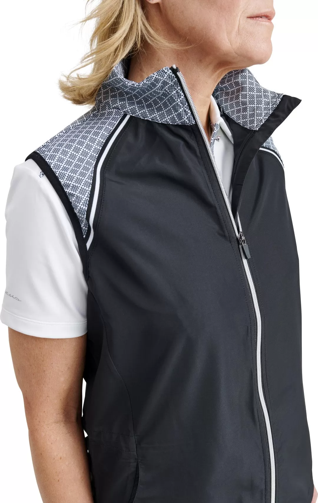 Women hills stretch wind vest (5oz)